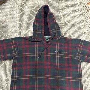 Vintage Polo Ralph Lauren Patchwork Plaid Full zip Hoodie #authentic #vintage